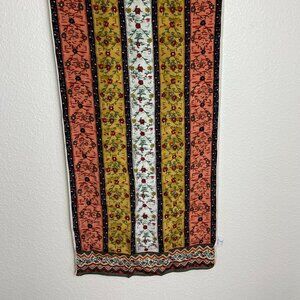 Vintage The Metropolitan Museum of Art Floral 100% silk Scarf